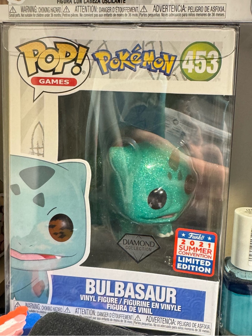 POP! Games Pokemon 453 Bulbasaur Diamond 2021 Summer Convention